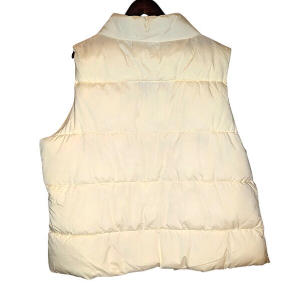 U.S. Polo Assn. Puffer Vest Cream Sz 2X - Picture 2 of 6